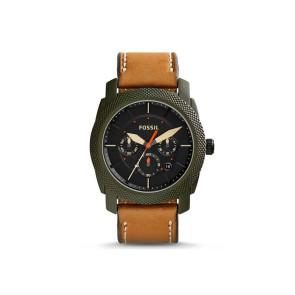 Watch strap Fossil FS5041 Leather Brown 24mm